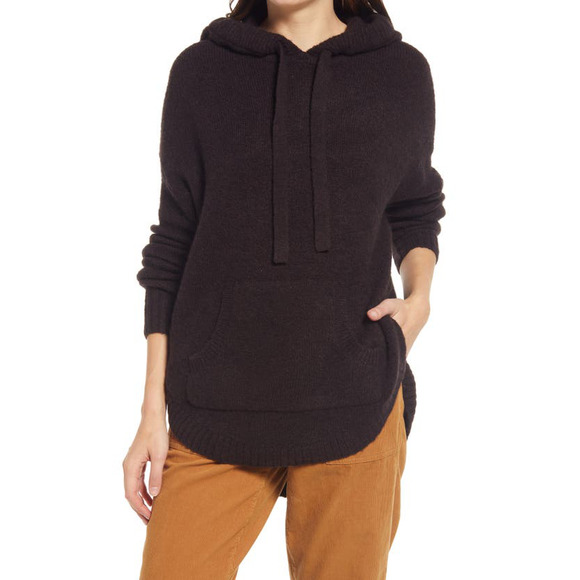 Madewell Wilmington Hoodie Sweater in Heather Parchment Size XS - Picture 1 of 10